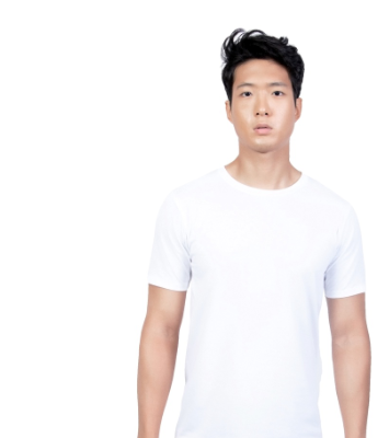 Hanes Fit R/Neck Singles