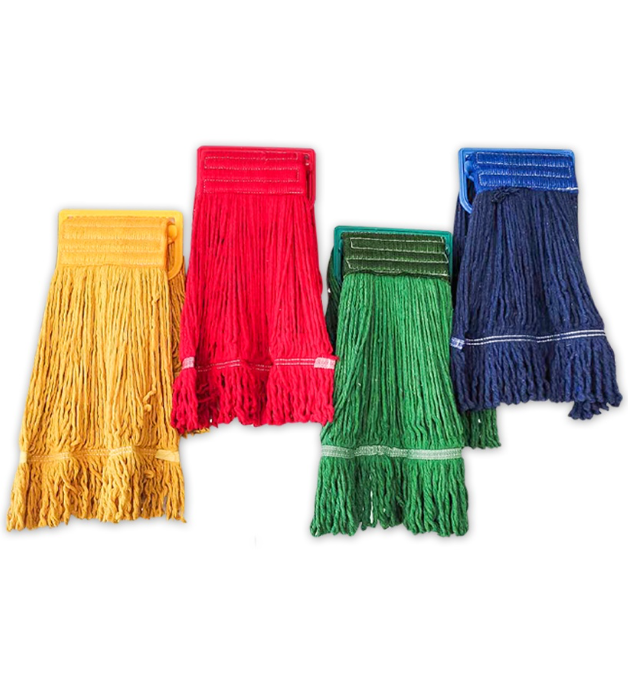 Mop Head  Colored Wideband Tube Loop-ends Mop Head Refills Only Heavy Duty Replacement 450g