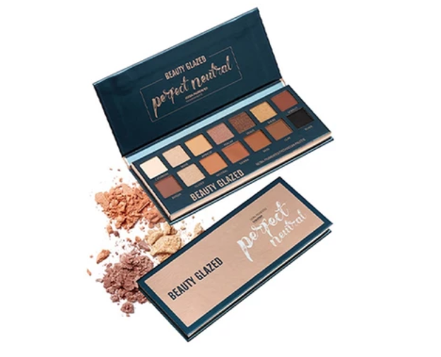 BEAUTY GLAZED 14 Colors Nude shimmer soft Makeup Eyeshadow Pallete