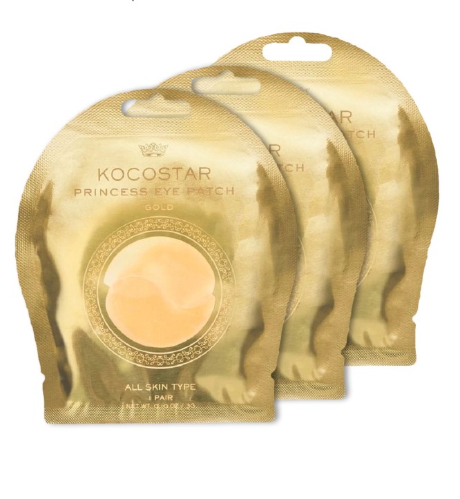 Kocostar Princess Gold Eye Patch With Niacinamide x3
