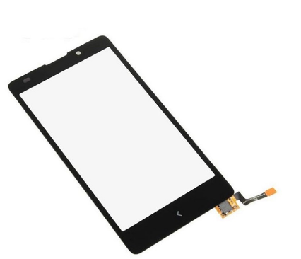 Front LCD Touchscreen Replacement Sparepart for Nokia XL RM1030 / RM1042