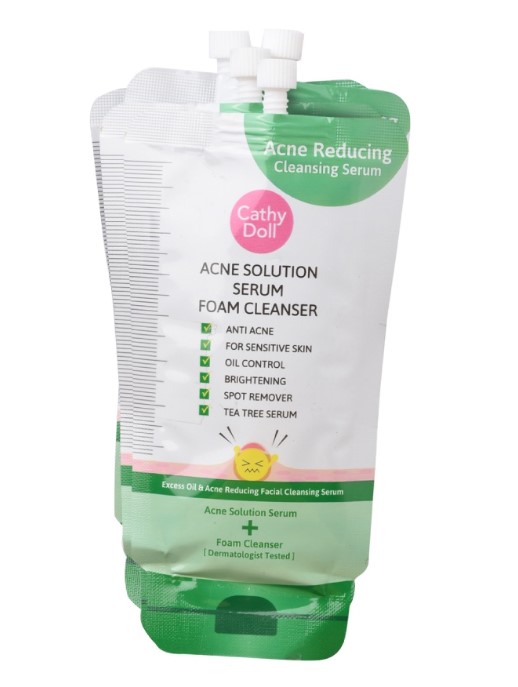 Cathy Doll Acne Solution Serum Foam Cleanser 12ml 4S