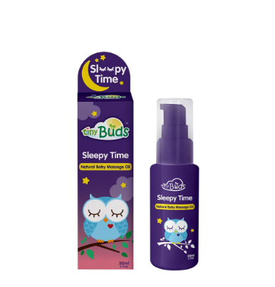 Tiny Buds Sleepy Time Natural Baby Massage Oil 50ml