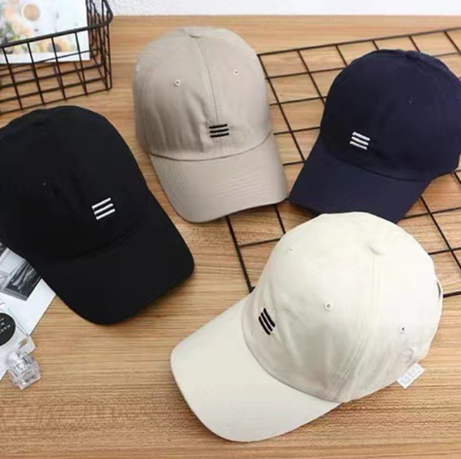 Simple Fashion Korean Version Baseball Cap Cotton Ins Sun Protection Unisex 4 Colors Adults