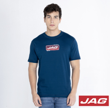 Jag Men's Rugged Boxy Fit Reversible Logo Tee
