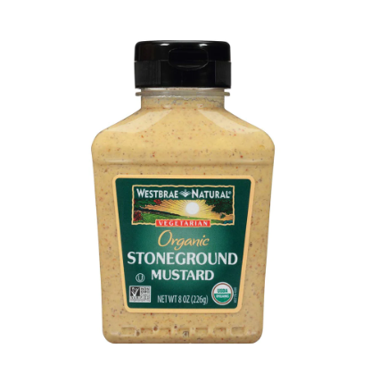Westbrae Natural Organic Stoneground Mustard 226g