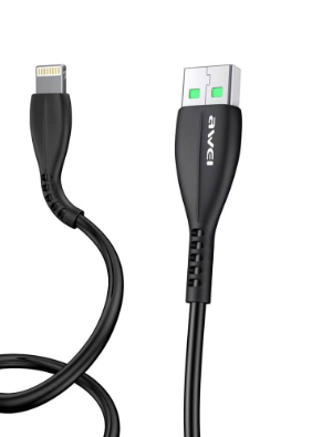 Awei CL-115L 2.4A 1000mm Lightt-ning Data Transmission Transfer Fast Charger Cable Cord