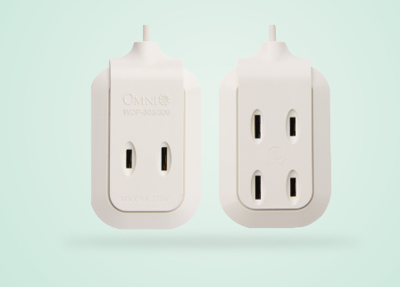 OMNI Dual Portable Extension Cord Set 6 Meter Wire - WDP-306