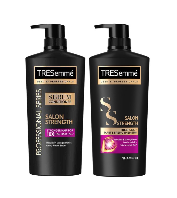 Tresemme Salon Strength Shampoo 620ML plus Serum Conditioner 650ML  BUNDLE OF 2