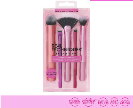 Real Techniques Artist Essentials Make Up Brush Set