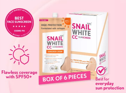 Snailwhite Cc Sunscreen, Box of 6