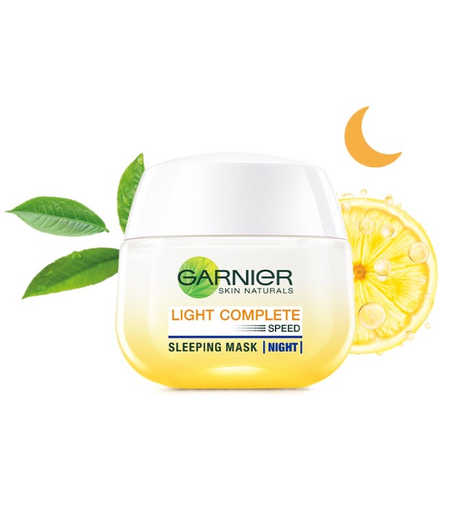 Garnier Bright Complete Brightening Night Cream  Yoghurt Sleeping Mask 50ML