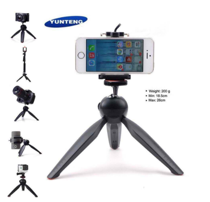 Yunteng YT-228 Mobile Phone Camera Holder Mini Tripod