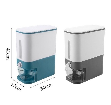 12kg Rice Dispenser And Storage With Measuring Cup