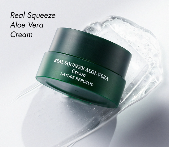 NATURE REPUBLIC REAL SQUEEZE ALOE VERA CREAM