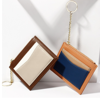 Laber Lee Short Purse Women Card Holder Wallet 3 Color Splice