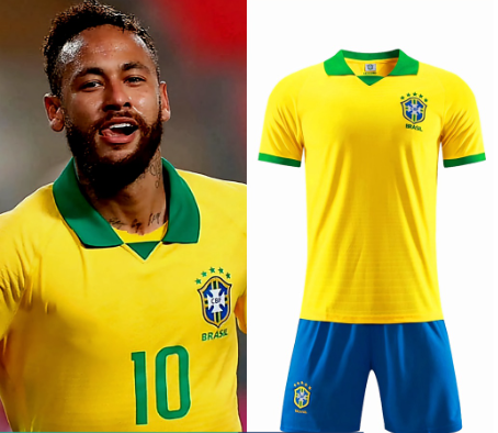 World Cup Brazil National Team Classic Adult Jersey Set