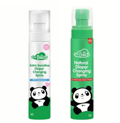 Tiny Buds Natural Diaper Changing Spray 120ml