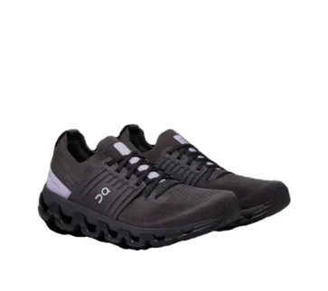 【100% Authentic】ON Running Cloudswift 3 Black Purple For Men And Women Low-top Sneakers 3MD10561220