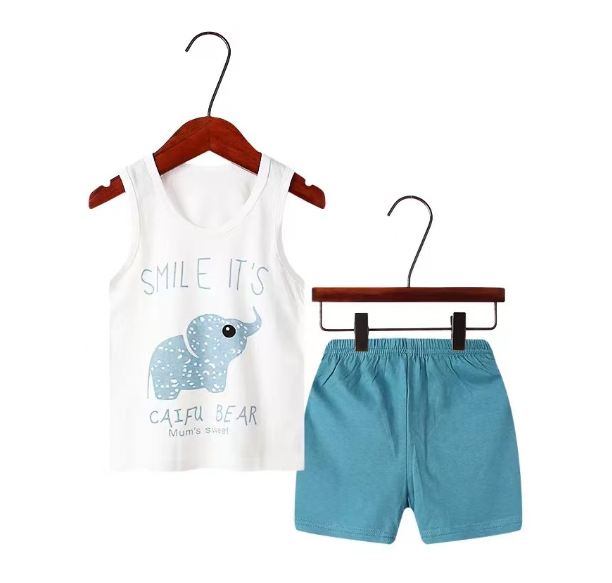 Baby Corp (0-4Y) Boy Clothes Terno for Kids Boys Fashion Sando Shorts Set Summer Tshirt D11