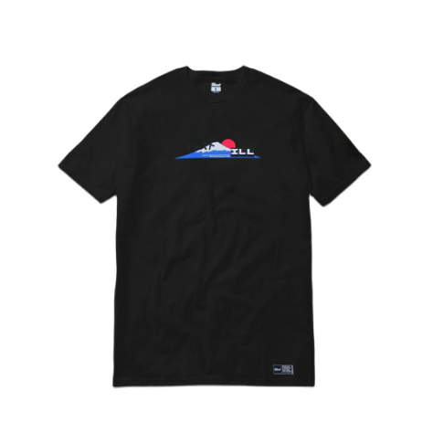 Illest Fuji Tee Shirt Print - Black
