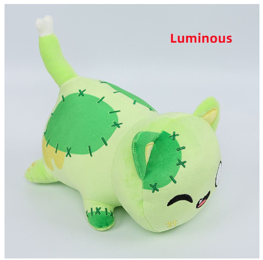 Kawaii Aphmau Meows Cat Plush Toy Soft Meemeow Stuffed Donut Cat Plushes French Fry Cheeseburger Food Plush Doll CAT4
