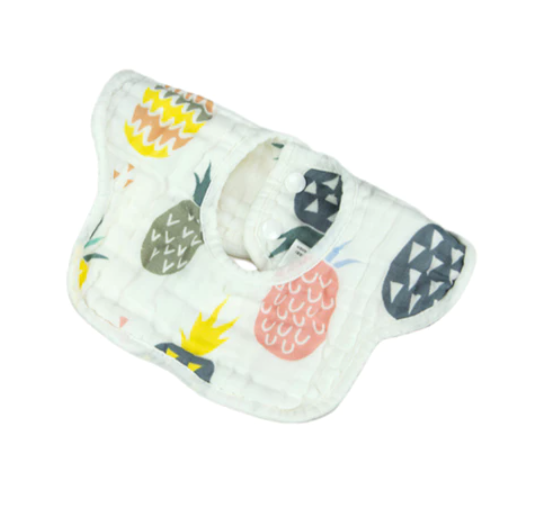 CleverMama Drool Baby bibs 360 Rotating Muslin Cotton Absorbent Teething Baby Bibs CMB3