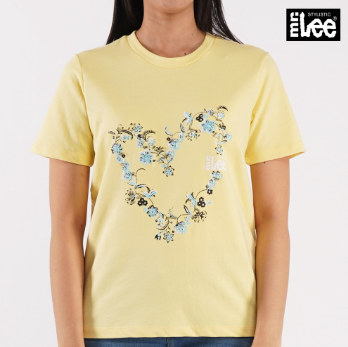 Stylistic Mr. Lee Ladies Basic Tees Round Neck Shirt for Women Trendy Regular Fit 111876 Yellow