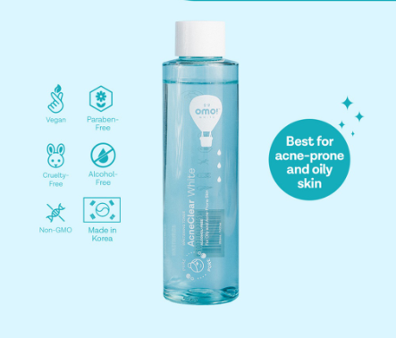 OMO! White AcneClear White Toner 150ml