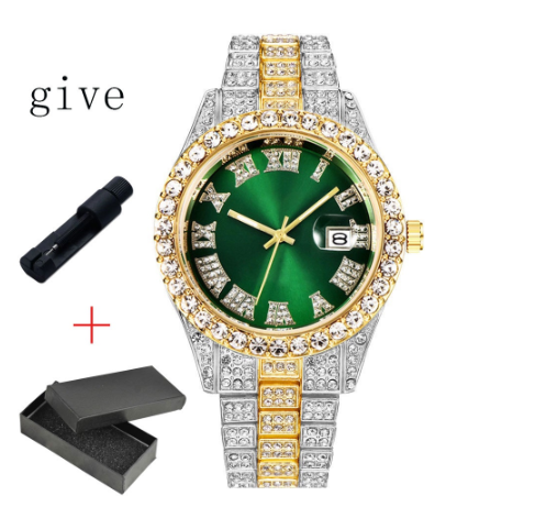 Binbond Original Luxury Men's Fashion Watch Waterproof Calendar Stainless Steel Men's Watch M5