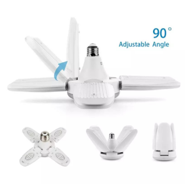 28W Super Bright LED Light Bulbs Industrial Lighting E27 Led Garage Light 360 Degrees Deformable Fol