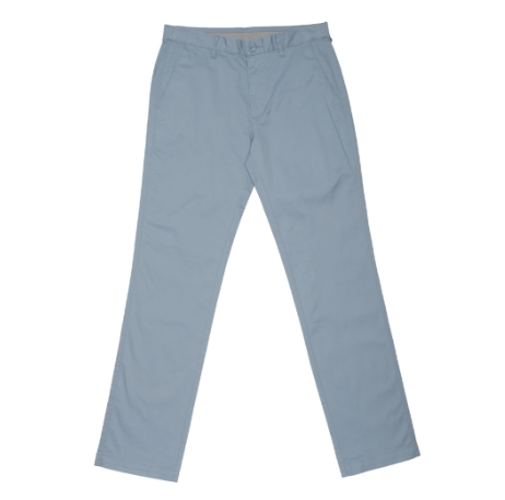 GIORDANO Men's Cotton Blend Slim Tapered Pants - Dusty Blue