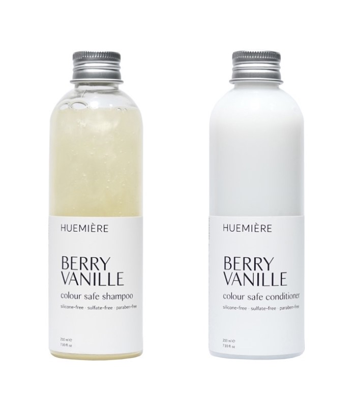Huemiere Berry Vanille Sulfate & Silicone-Free Shampoo & Conditioner Bundle 210ML