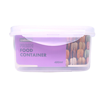 Cuisson Rectangular Airtight Food Container 480ml