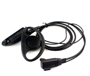 D-Shape Earpiece Headset for Walkie Talkie Motorola GP328 GP338 PRO5150 Two Way Radio Earpoece