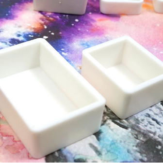 SeamiArt 6pcs Half/Full Pan Plastic Subpackage Pan for Watercolor Paint Art Tools