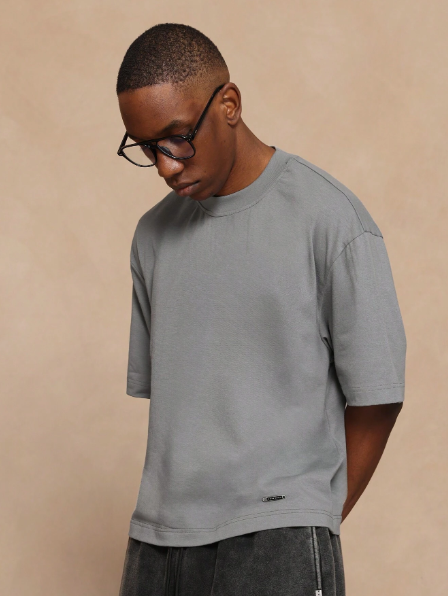 SUMWON Crop Fit Essential Tee