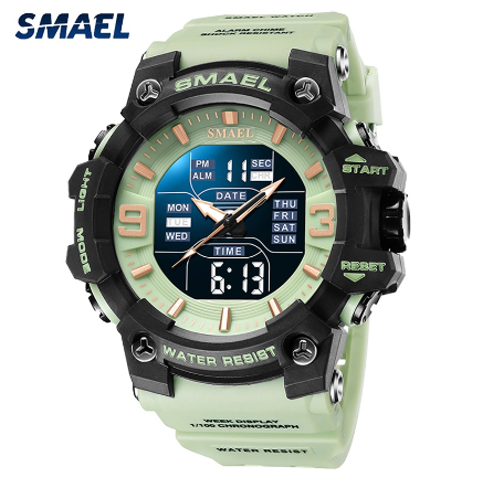 SMAEL Digital Mens Watches Waterproof Original Top Brand Sport Casual Outdoor Fashion Male Watch Men LED Light 8049 04