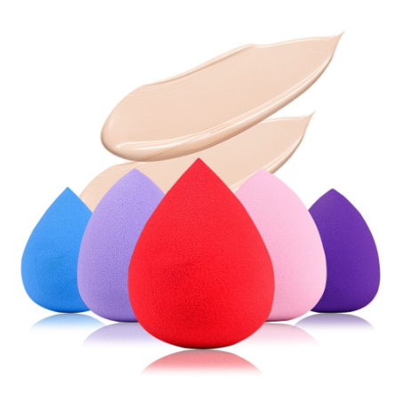 SANIYE 1pcs Multicolor Drop-shaped Sponge Makeup Puff B1265