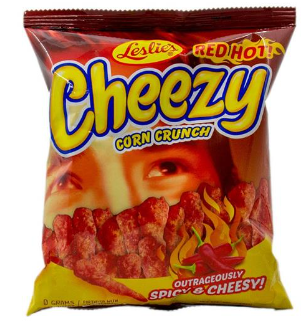 Cheezy Corn Crunch Red Hot 70g