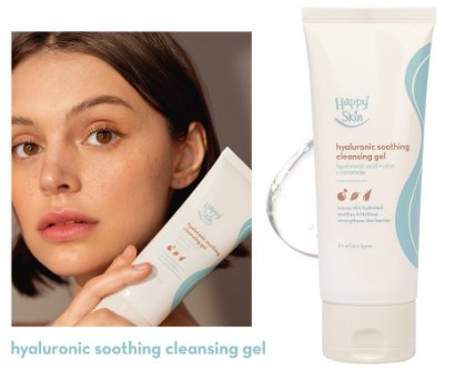 Happy Skin Hyaluronic Soothing Cleansing Gel [Anti-Acne, Brightening]