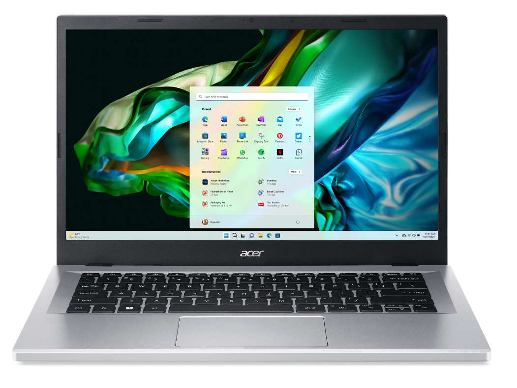 Acer Aspire 3 A314-36P-P8BJ 14" HD Intel N200 8GB 512GB SSD Intel UHD Windows 11 Laptop - Silver