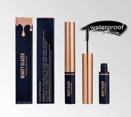 BEAUTY GLAZED Professional Mascara Volume Curling Waterproof Long lasting Volumizing Lengthening Eyelash Eye Makeup