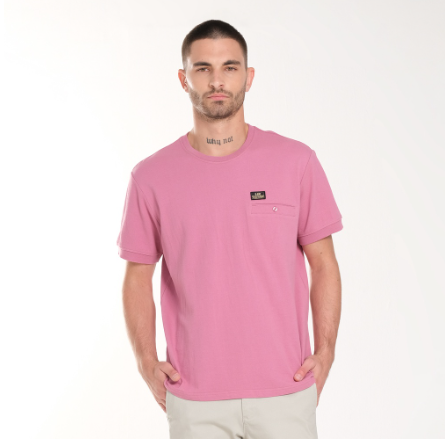 Lee Logo T-Shirt for Men - Heather Rose