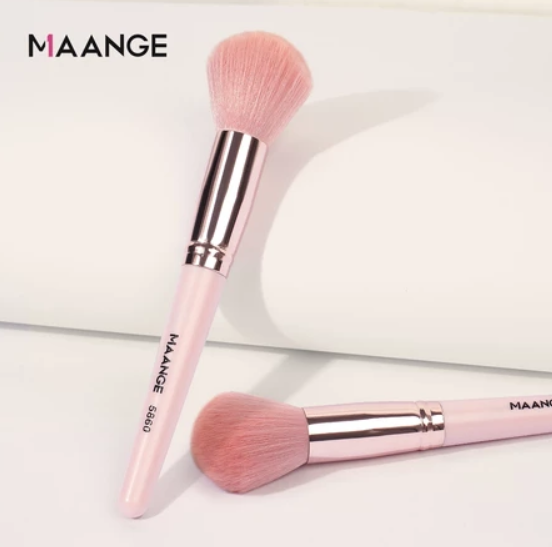 MAANGE Large Blush Brush Beauty Tools For Foundation Powder Makeup Pink