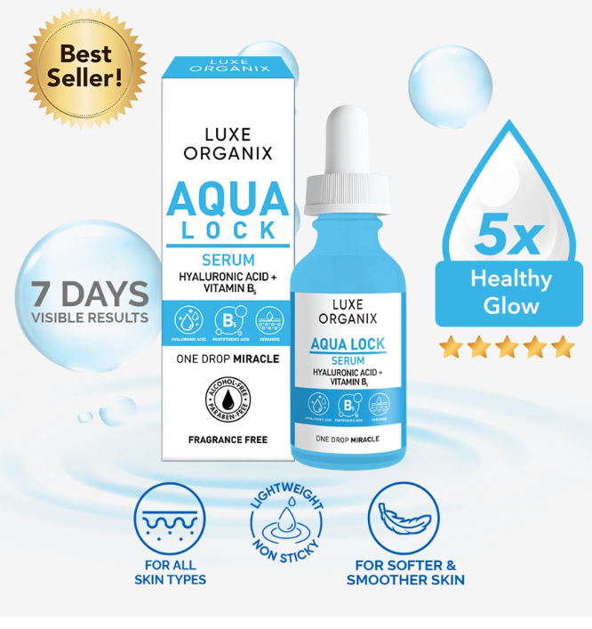 Luxe Organix Aqua Lock Plump Up Hydro Serum 30ml