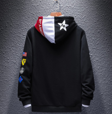 Lansite Unisex Jacket Trendy style Wind splash ink hoodie sweater