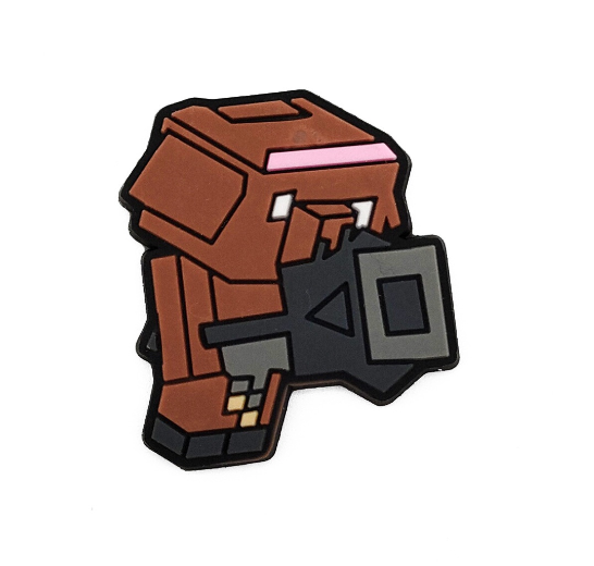 Cartoon Alex Sword Croc Jibbitz for Kids Minecraft Jibbits Charm Computer Game Jibits Crocks Shoes Accessories Shoe Charms Pins 025