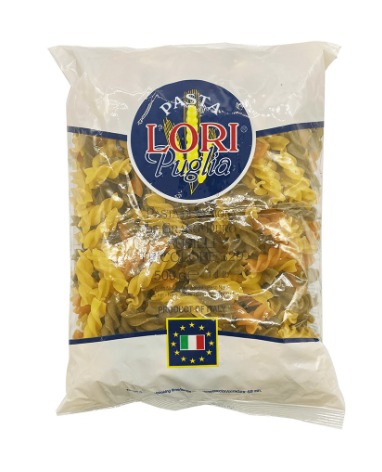 Lori Fusilli Tricolor Pasta 500g