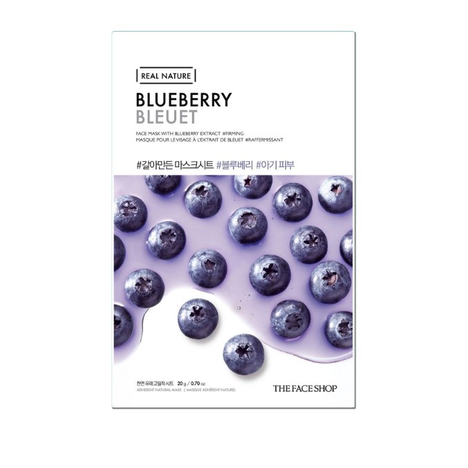 The Face Shop Real Nature Blueberry Face Mask